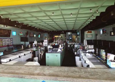 Full bar at Johnny D's Beach Bar and Grill!