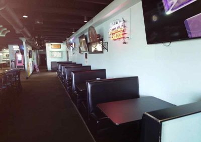 Seating at Johnny D's Beach Bar and Grill!
